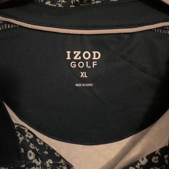 Izod Golf Polo Shirt XL Cool‎ FX Sun Control Fabric Fast Drying Cotton Bl… - Picture 4 of 10